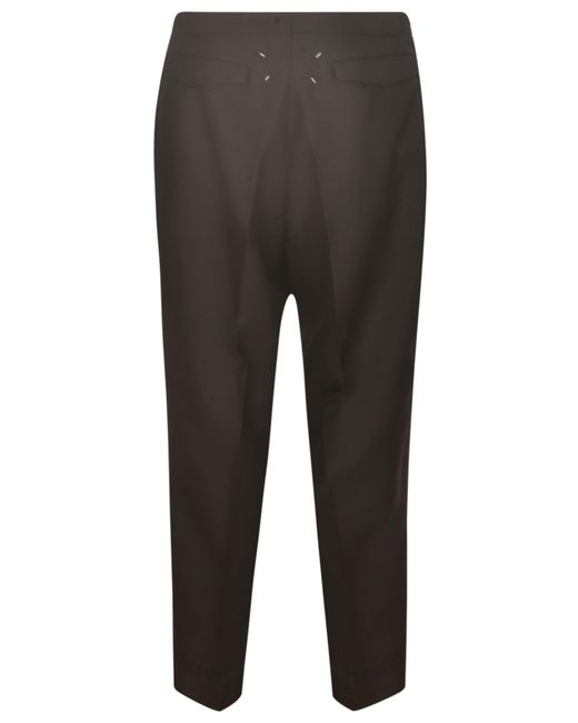 Maison Margiela Gray Button Wrap Trousers for men