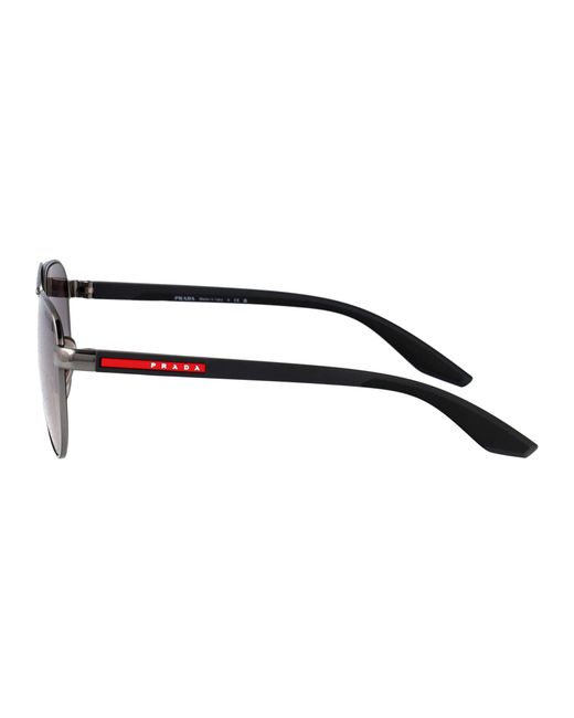 Prada Gray Sunglasses Metal for men