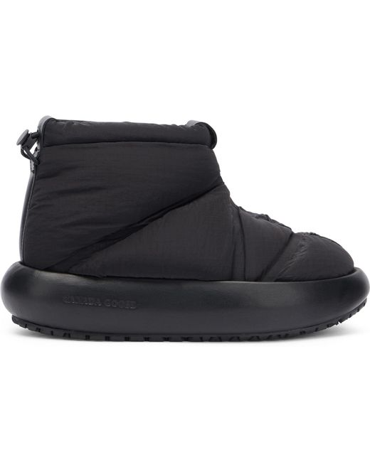 Canada Goose Black Padded Boots Piper Polyamide/Nylon