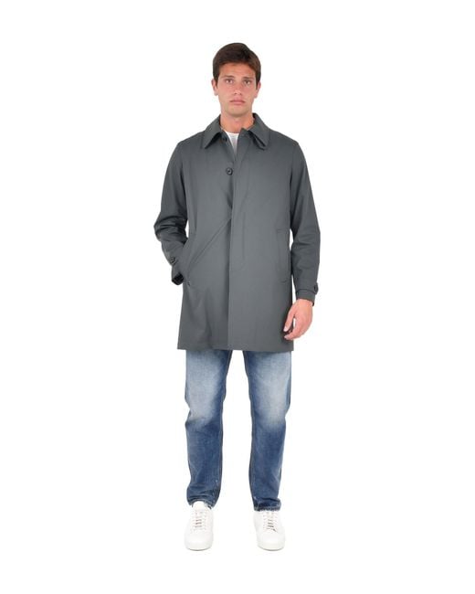 Drumohr Gray Jacket Polyamide for men