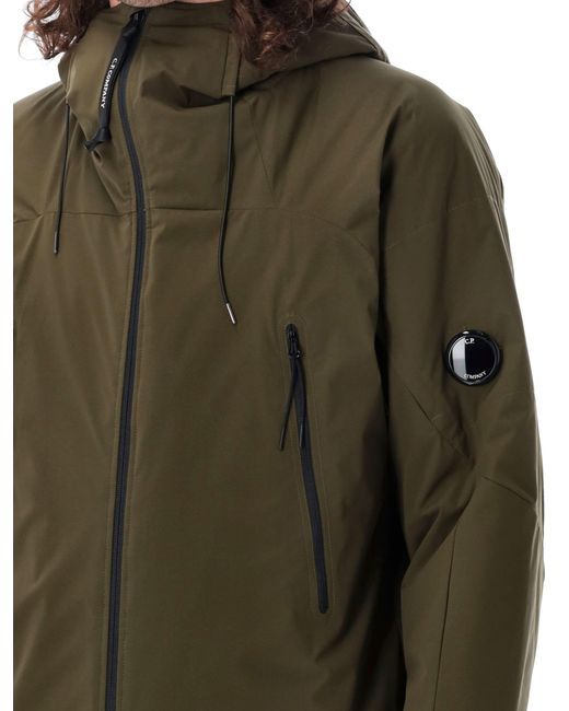 C P Company Brown Pro-Tek Hooded Jacket for men