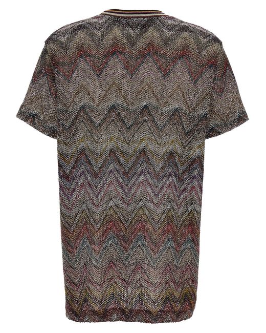 Missoni Gray Sequin T-Shirt