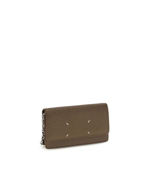 Maison Margiela Brown Calf Leather Bos Taurus Wallet