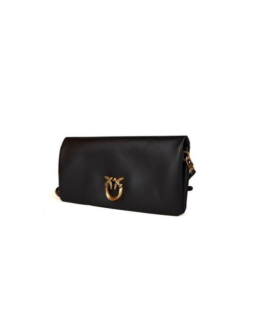 Pinko Black Shoulder Bag Leather Shoulder-Bags