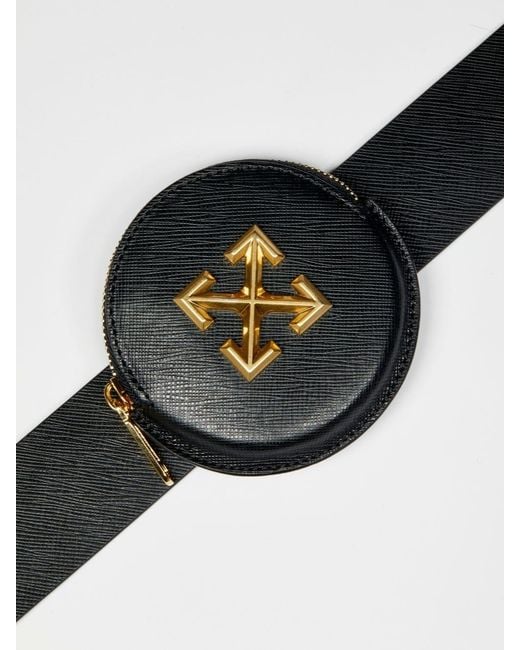 Off-White c/o Virgil Abloh Black Coin Purse Belt Wallet Accessories