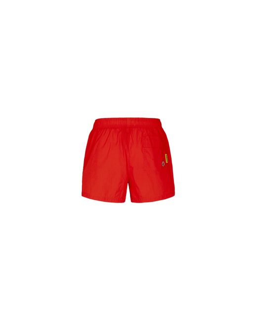 Barrow Nylon Shorts in Red for Men | Lyst