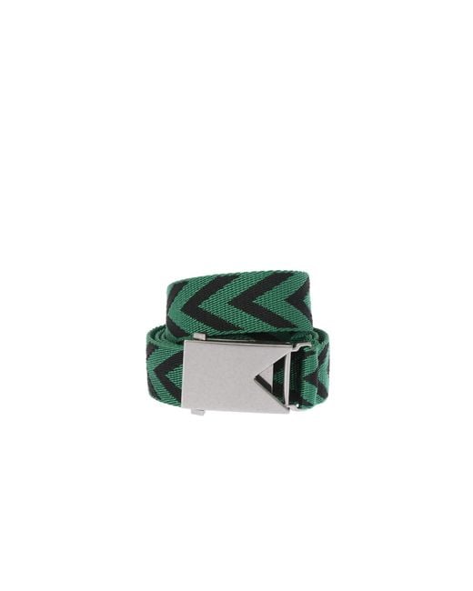 Bottega Veneta Green Polyester Belt for men