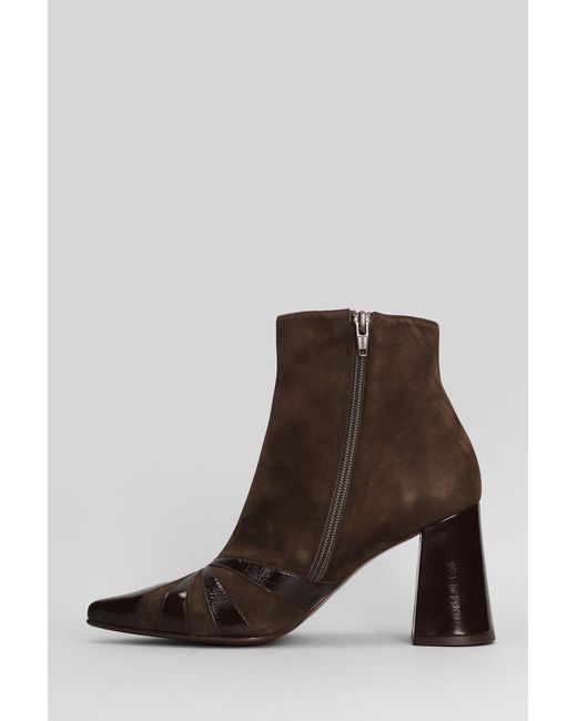 Chie Mihara Brown Ludrik High Heels Ankle Boots
