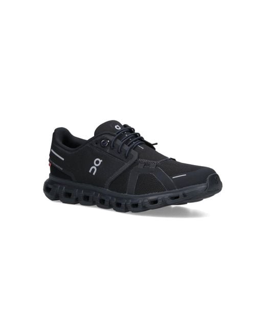 On Shoes Black Cloud 6 Sneakers for men