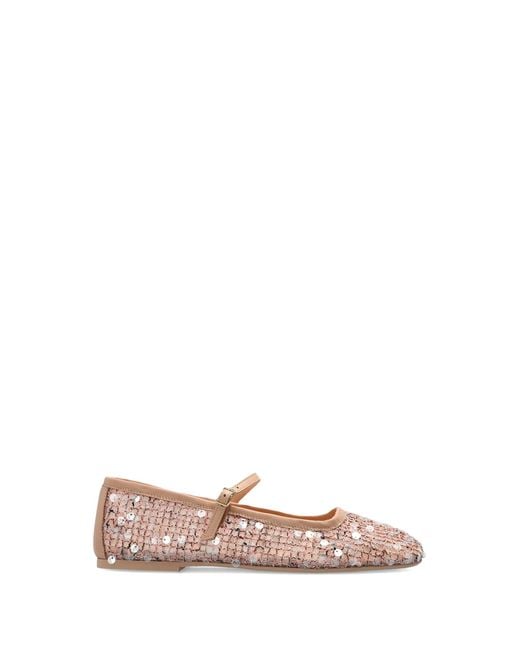 Agl Attilio Giusti Leombruni Pink Flat Shoes