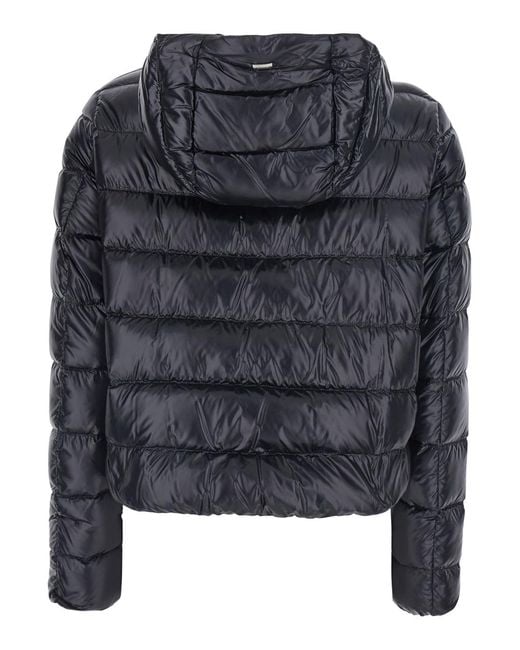 Herno Black Short Down Jacket Puffer