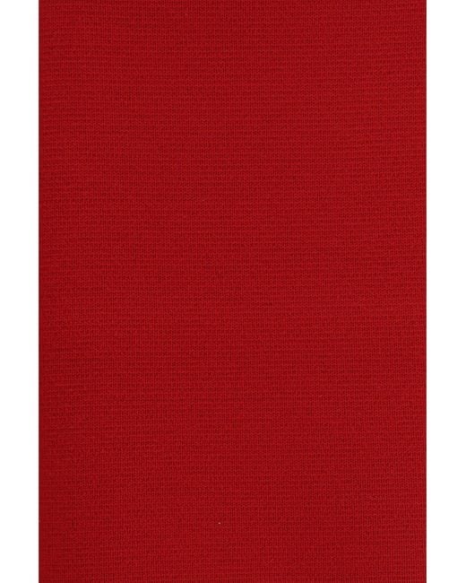 Fabiana Filippi Red Wool Skirt Merino Ovis Aries