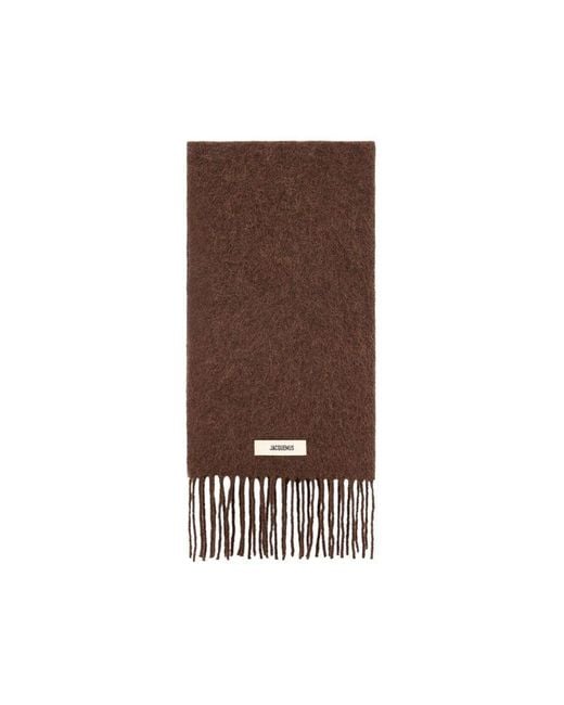 Jacquemus Brown Scarf Mohair Accessories