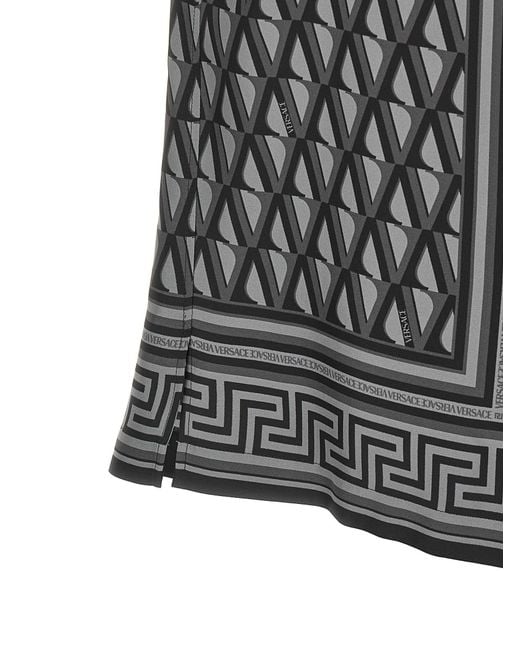 Versace Black V Greca Shirt for men