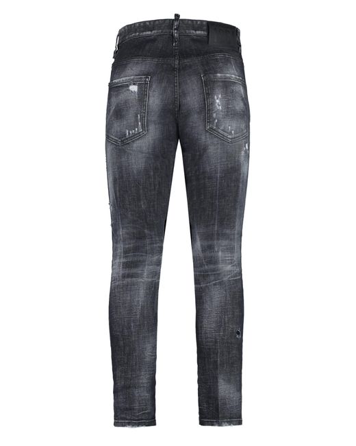 DSquared² Blue 5-pocket Skinny Jeans for men