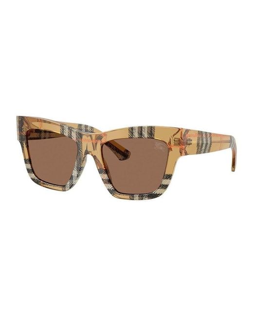 Burberry Brown Frame And Lens Sunglasses
