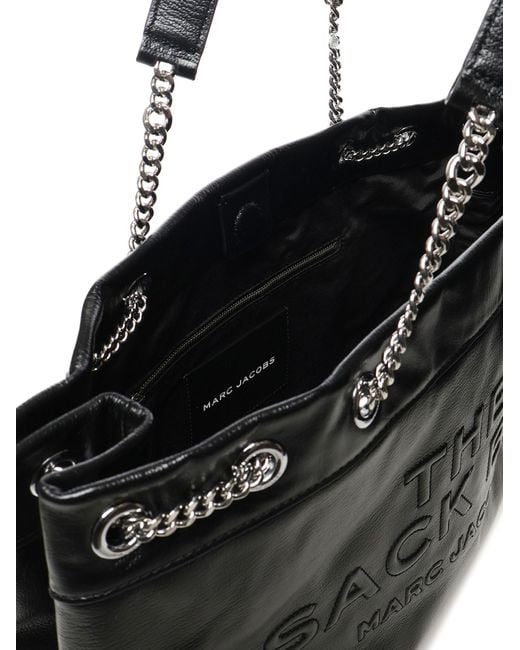 Marc Jacobs Black The Large Chain Sack Tote Bag