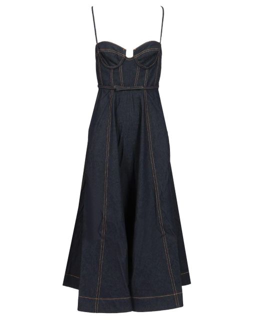 Zimmermann Blue Denim Corset Dresses