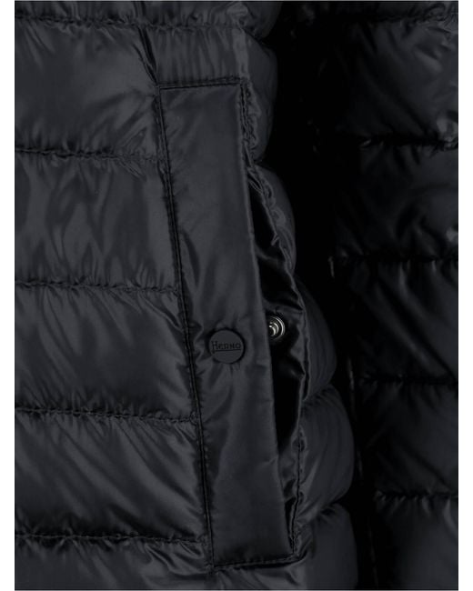 Herno Black Jackets Polyamide for men