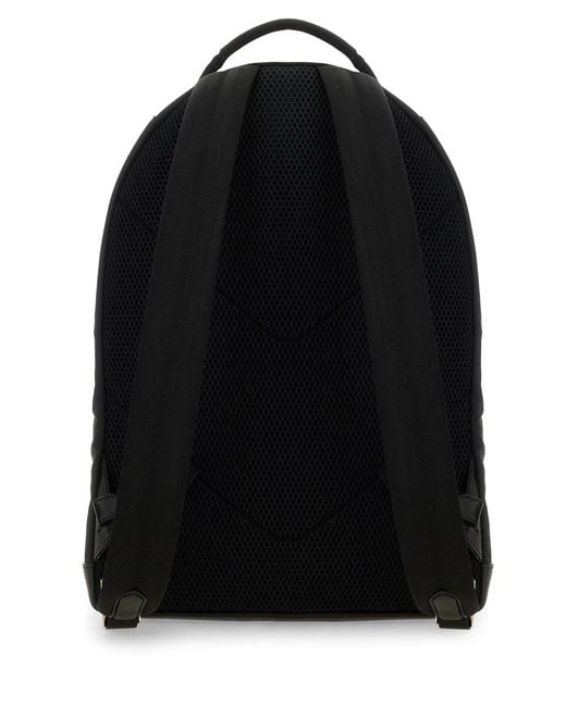 Tom Ford Black Backpack With Logo Polyester Backpacks for men