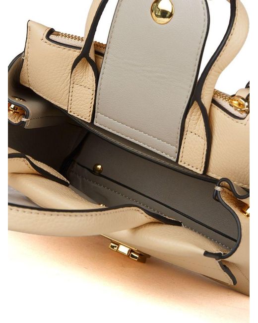 Coccinelle Metallic Top Handle Bag Cowhide Top-Handle-Bags