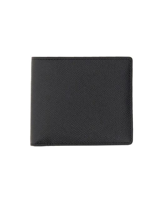 Maison Margiela Black Bi-Fold Four Stitches Wallet for men