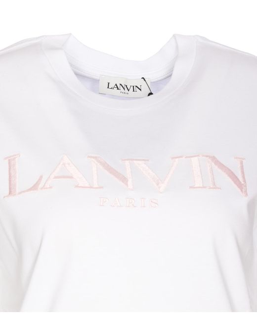 Lanvin White T-shirts And Polos