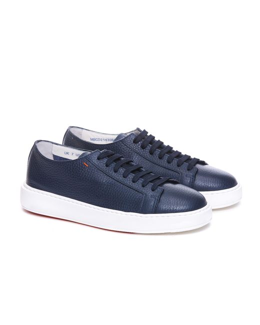 Santoni Blue Shoes for men