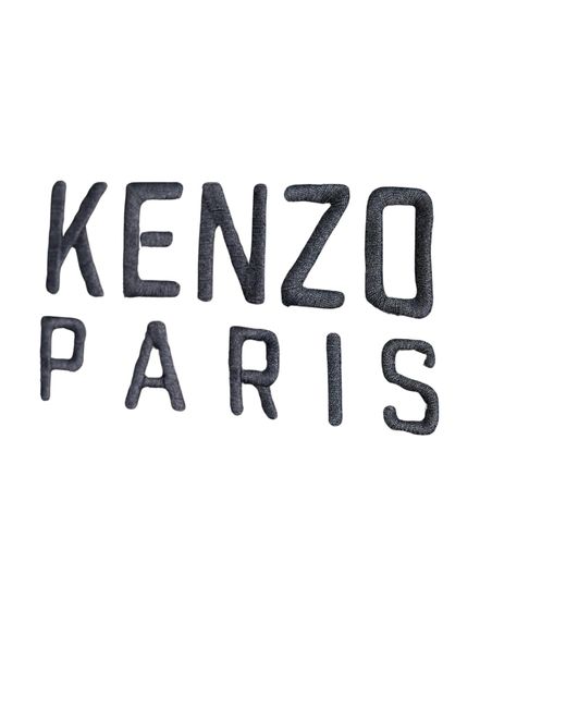 KENZO Black Gots Happy Tiger Embroid for men
