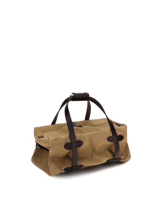 Filson Natural Small Rugged Twill Travel Bag Cotton Shoulder for men