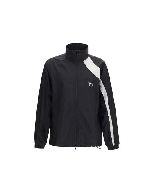Y-3 Blue Nylon Shell Jacket Clothing for men