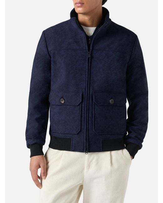 Mc2 Saint Barth Blue Thermo Jacket Byron for men