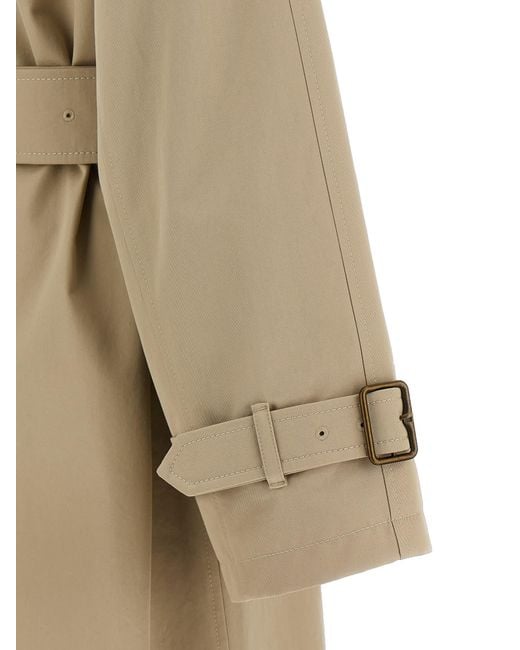 Burberry Natural Car Coat Gabardine for men
