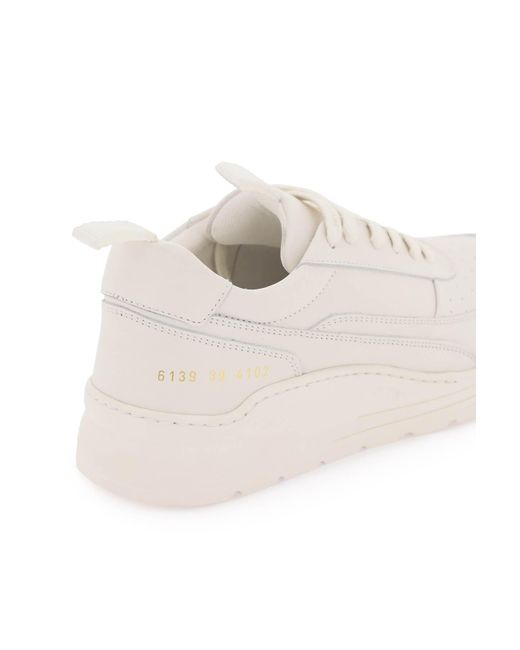 Common Projects White Track 90 Sneakers