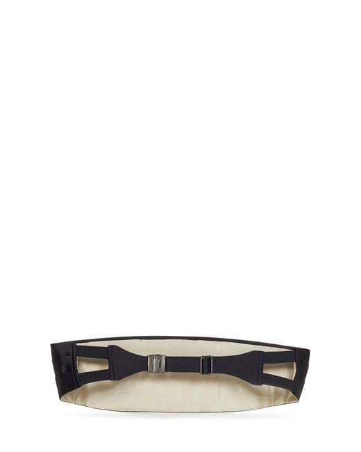 Tom Ford White Cummerbund Silk Accessory for men