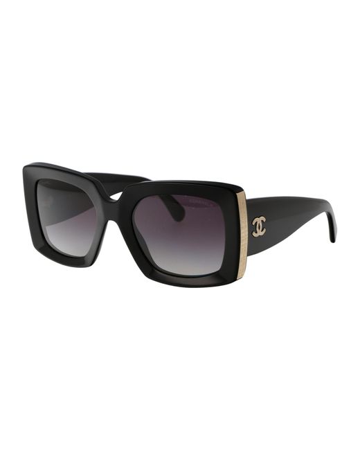 Chanel Black 0ch5435 Sunglasses