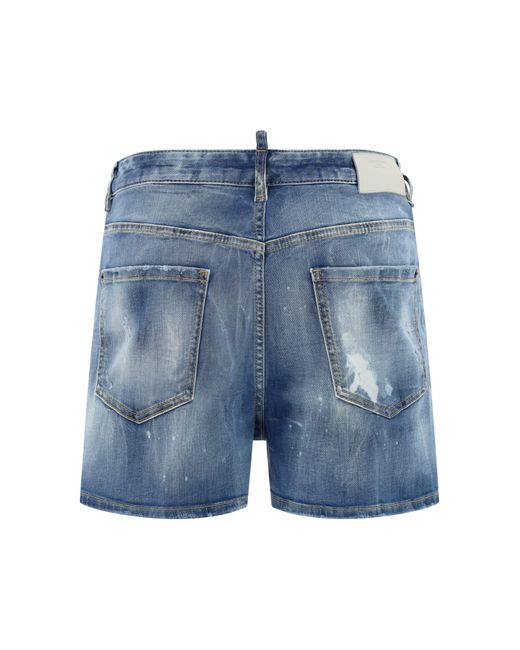 DSquared² Blue Bermuda Shorts