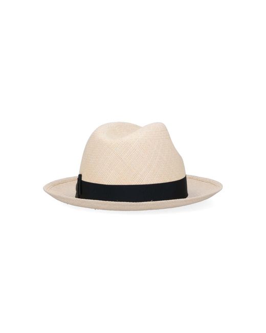 Borsalino White 'panama' Hat for men