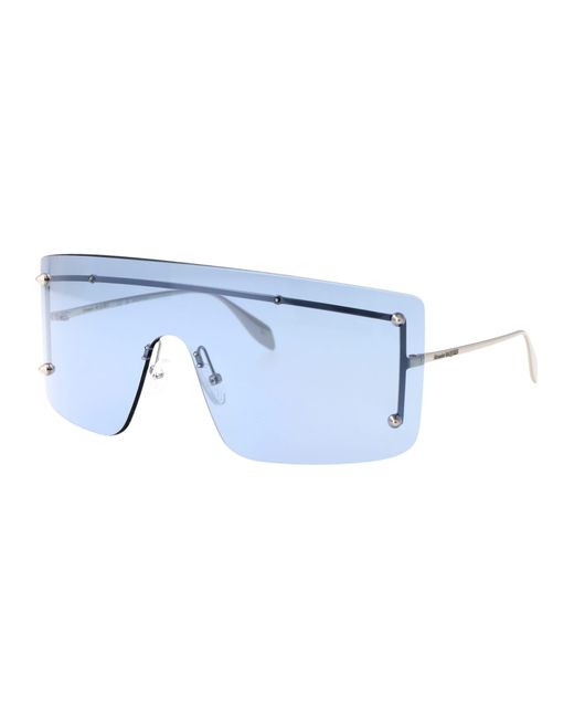 Alexander McQueen Blue Sunglasses
