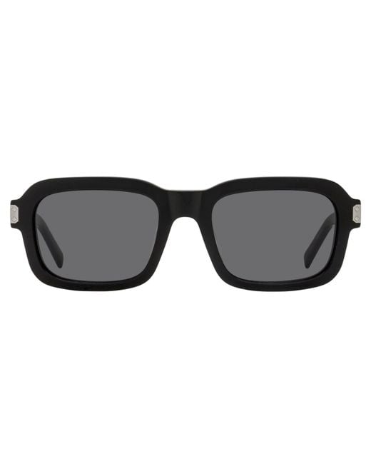 MCM Black Rectangular Sunglasses Mw0030 01A 53Mm Plastic (Acetate)