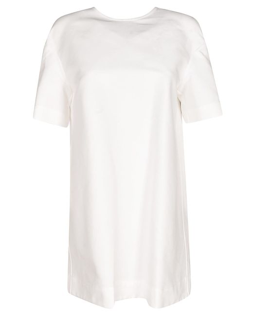 Marni White Short T-Shirt Dress