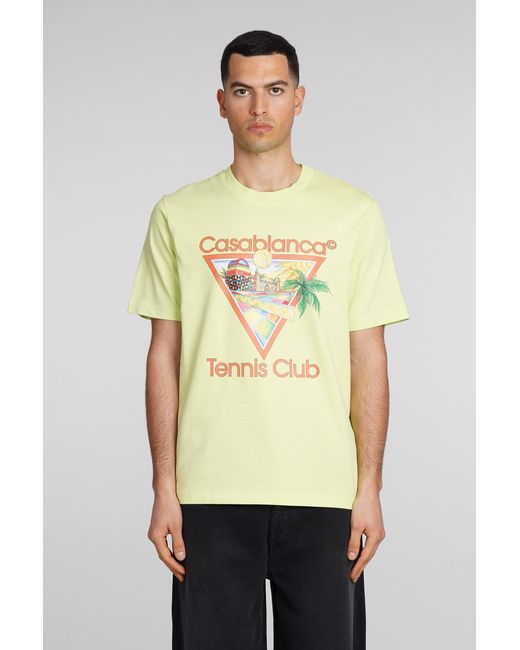 Casablancabrand Green T-Shirt for men