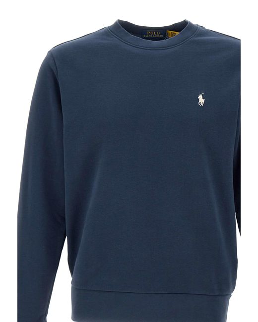 Polo Ralph Lauren Blue Classics Cotton Sweatshirt for men