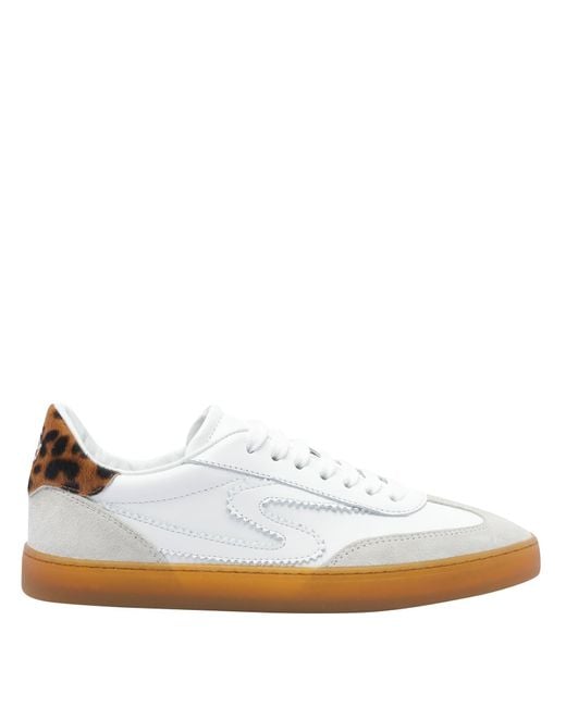 Stuart Weitzman White Sw Runaround Sneakers