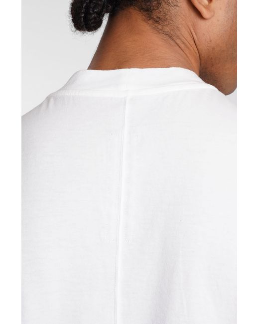 Rick Owens White Tarp T T-Shirt for men
