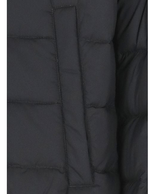 Herno Black Quilted Down Jacket for men