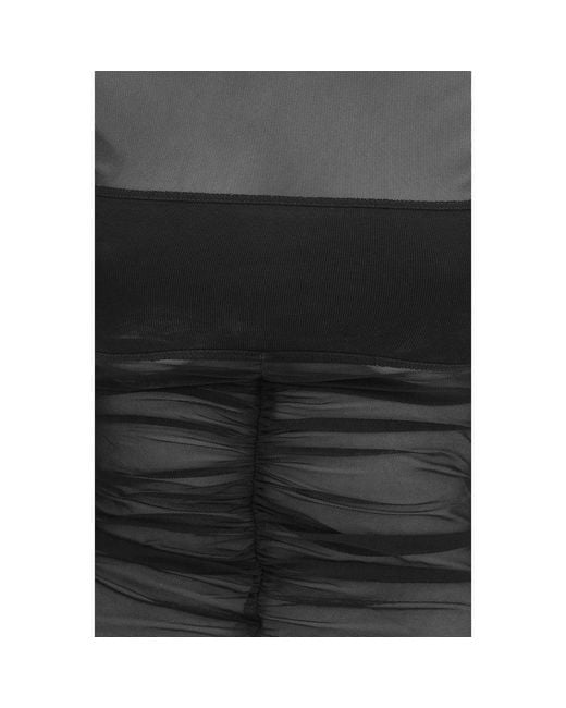 Rick Owens Black Nylon Blouse