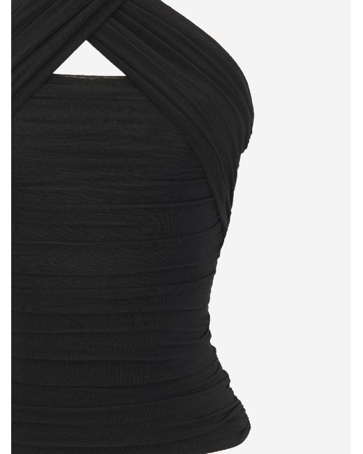 Saint Laurent Black Top American Jersey