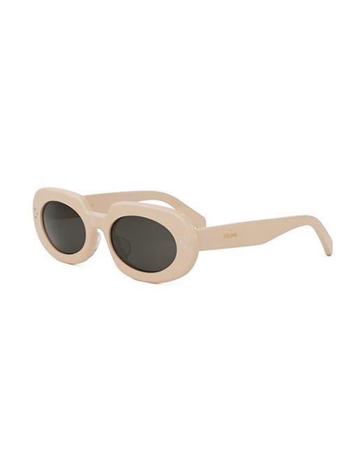 Céline Multicolor Oval Frame Sunglasses