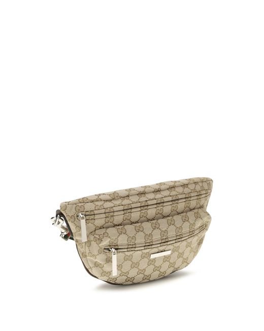 Gucci Natural Small Tag Shoulder Bag for men
